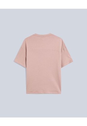 Camiseta Para Hombre Manga Corta Cuello Redondo Color Rosado Marca Atmos #32090188