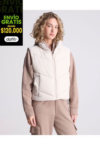 Chaleco Para Mujer  Color Gris Claro Marca Atmos #31250002 Atmos