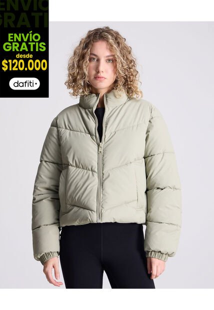 Chaqueta Para Mujer Acolchada Color Verde  Marca Atmos #31080043