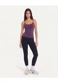 Camiseta Tank Doble Top Contraste Aerius Skin  Para Mujer Morado Atmos de Atmos