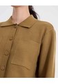Saco Corto Abierto Con Bolsillos  Para Mujer Verde Atmos de Atmos
