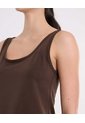 Camiseta Sin Mangas Ligera Plush  Para Mujer Café Atmos de Atmos