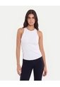Camiseta Con Abertura Espalda  Para Mujer Blanco Atmos de Atmos