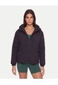 Chaqueta Acolchada Con Cortes Laterales  Para Mujer Negro Atmos de Atmos