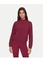 Chaqueta Deportiva Microperforada  Para Mujer Vino Atmos de Atmos