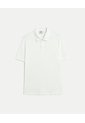 Polo Manga Corta Algodón  Para Hombre Blanco Atmos de Atmos