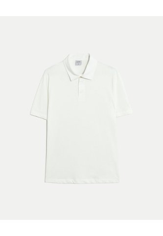 Polo Manga Corta Algodón  Para Hombre Blanco Atmos Atmos