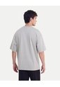 Camiseta Oversize Con Screen  Para Hombre Gris Atmos de Atmos
