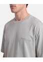 Camiseta Oversize Con Screen  Para Hombre Gris Atmos de Atmos