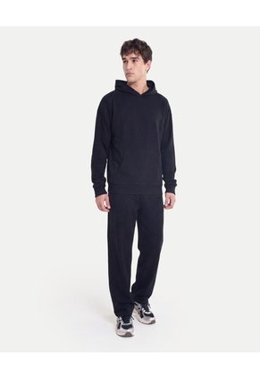 Pantalón Bota Recta Confortable  Para Hombre Negro Atmos