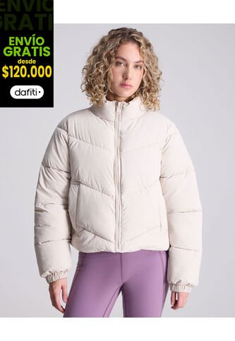 Chaqueta Para Mujer Acolchada Color Gris Claro Marca Atmos #31080041 Atmos