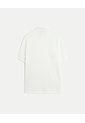 Polo Manga Corta Algodón  Para Hombre Blanco Atmos de Atmos