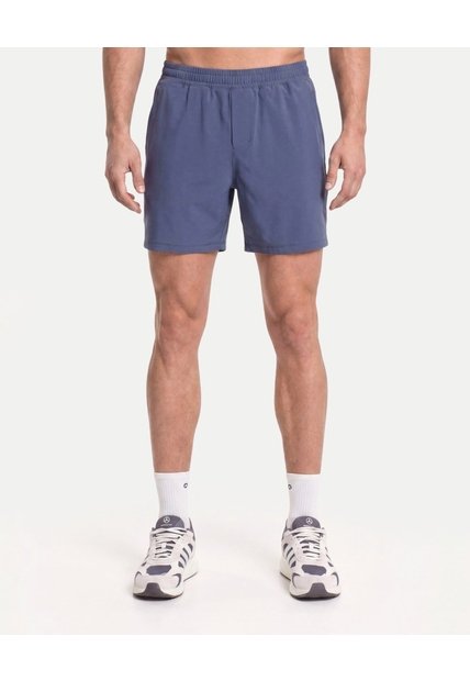 Bermuda Training 7 Pulgadas Con Biker Sabadel  Para Hombre Azul Atmos