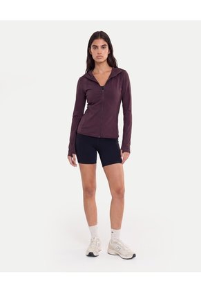 Chaqueta Hoodie Training Aeroflow  Para Mujer Morado Atmos