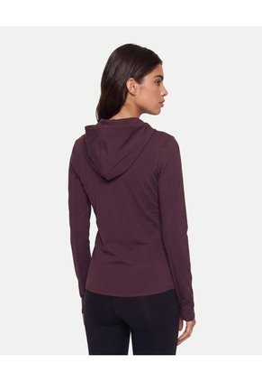 Chaqueta Hoodie Training Aeroflow  Para Mujer Morado Atmos