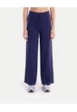 Pantalón Tejido Con Cordón Ajustable  Para Mujer Azul Atmos de Atmos