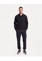 Camisa Técnica Con Bolsillo Práctica  Para Hombre Negro Atmos de Atmos