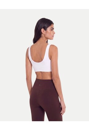 Top Soporte Medio Aerius  Para Mujer Blanco Atmos