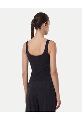 Tank Top Aerius Skin Ajuste Ligero  Para Mujer Negro Atmos