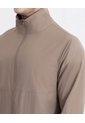 Chaqueta Rompevientos Cortes Técnicos  Para Hombre Café Atmos de Atmos