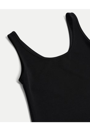 Camiseta Sin Mangas Ligera Plush Para Mujer  Deportiva  Color Negro Marca Atmos
