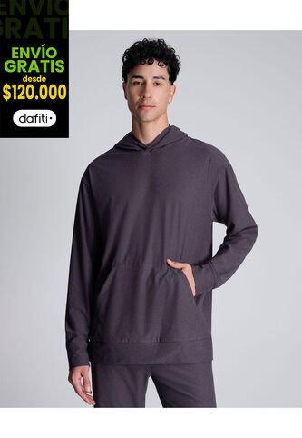 Buzo Para Hombre Hoodie Color Gris Oscuro Marca Atmos #32060058 Atmos