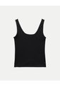 Camiseta Sin Mangas Ligera Plush Para Mujer  Deportiva  Color Negro Marca Atmos de Atmos