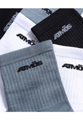 Pack X3 Medias Caña Media X3 Para Hombre Surtido Atmos