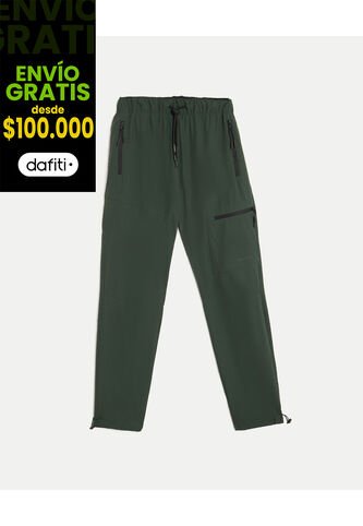 Pantalón Outdoor Básico  Para Hombre Verde Atmos Atmos
