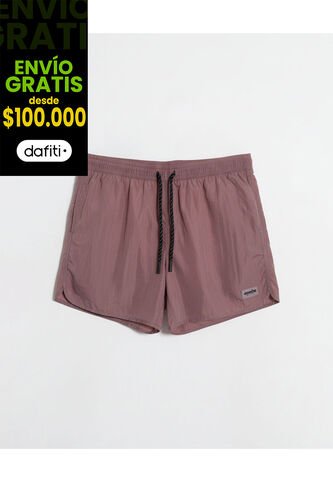 Pantaloneta De Baño Con Cordón  Para Hombre Lila Atmos Atmos
