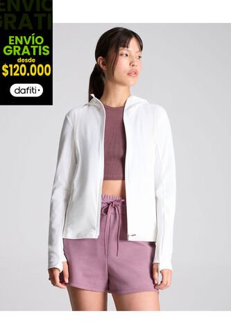 Chaqueta Para Mujer Deportiva Color Marfil Marca Atmos #31080047 Atmos