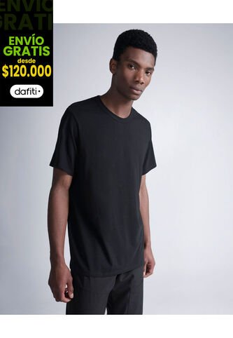 Camiseta Para Hombre Manga Corta Color Negro Marca Atmos #32090057 Atmos