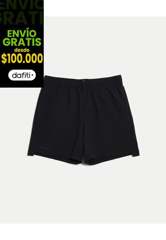 Bermuda  Para Hombre Deportiva Medio Color Negro Marca Atmos #32100182 Atmos