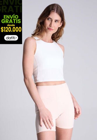Crop Top Para Mujer  Color Marfil Marca Atmos #31090163 Atmos