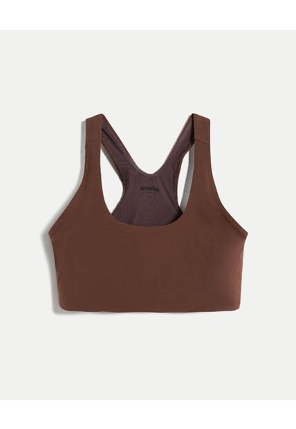 Top Para Mujer  Color Café Marca Atmos #31220176