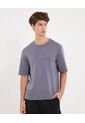 Camiseta Para Hombre Manga Corta Cuello Redondo Color Gris Marca Atmos #32090244 de Atmos