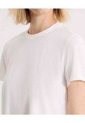 Camiseta Para Mujer Manga Corta Cuello Redondo Color Blanco Marca Atmos #31090238