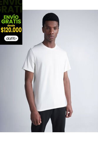 Camiseta Para Hombre Manga Corta Color Marfil Marca Atmos #32090056 Atmos