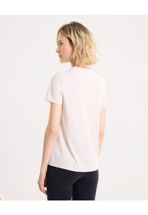 Camiseta Para Mujer Manga Corta Cuello Redondo Color Beige Marca Atmos #31090235