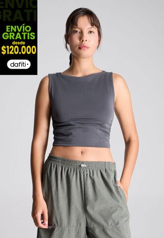 Camiseta Para Mujer Manga Sisa Color Azul Oscuro Marca Atmos #31090173 Atmos