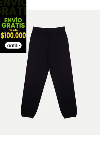 Pantalón Jogger Tejido  Para Hombre Negro Atmos Atmos