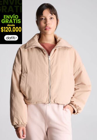 Chaqueta Para Mujer  Color Beige Marca Atmos #31080036 Atmos