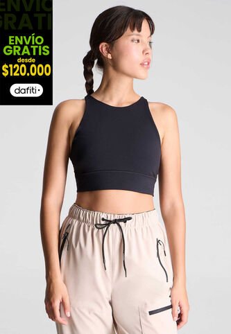 Top Para Mujer Top Color Negro Marca Atmos #31220062 Atmos