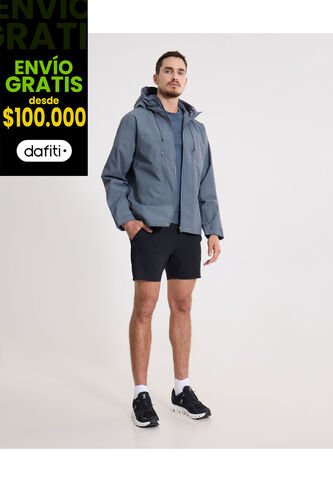 Bermuda  Para Hombre Deportiva Corto Color Negro Marca Atmos #32100121 Atmos