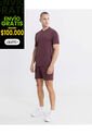 Bermuda  Para Hombre Deportiva Medio Color Vino Marca Atmos #32100163 de Atmos