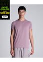 Camiseta Para Hombre Manga Corta Color Lila Marca Atmos #32090134 de Atmos