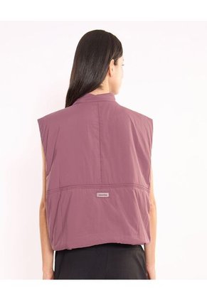 Chaleco Puffer  Para Mujer Morado Atmos