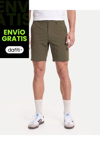 Bermuda Chino Flowtech  Para Hombre Verde Atmos Atmos