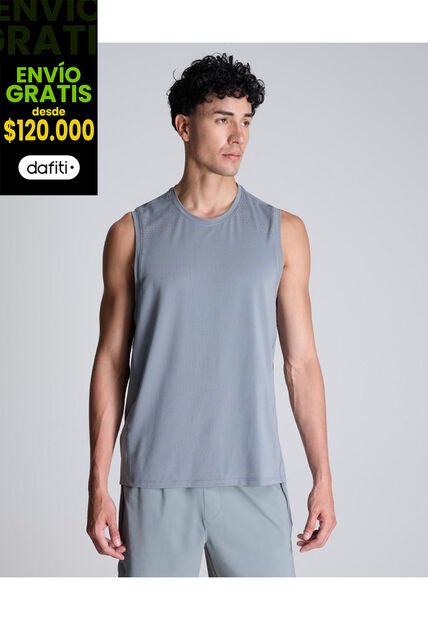 Camiseta Para Hombre Manga Sisa Color Gris Oscuro Marca Atmos #32090168