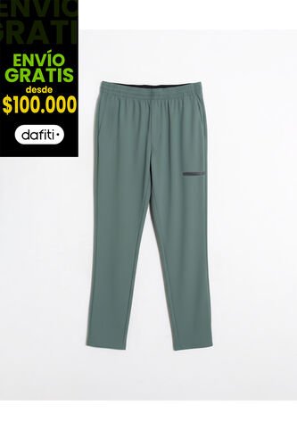 Pantalón Deportivo Atmara Con Cremallera  Para Hombre Verde Atmos Atmos